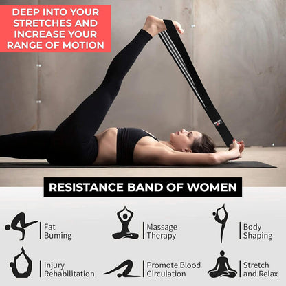 FITNEZA 76" Premium Fabric Resistance Band
