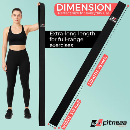 FITNEZA 76" Premium Fabric Resistance Band